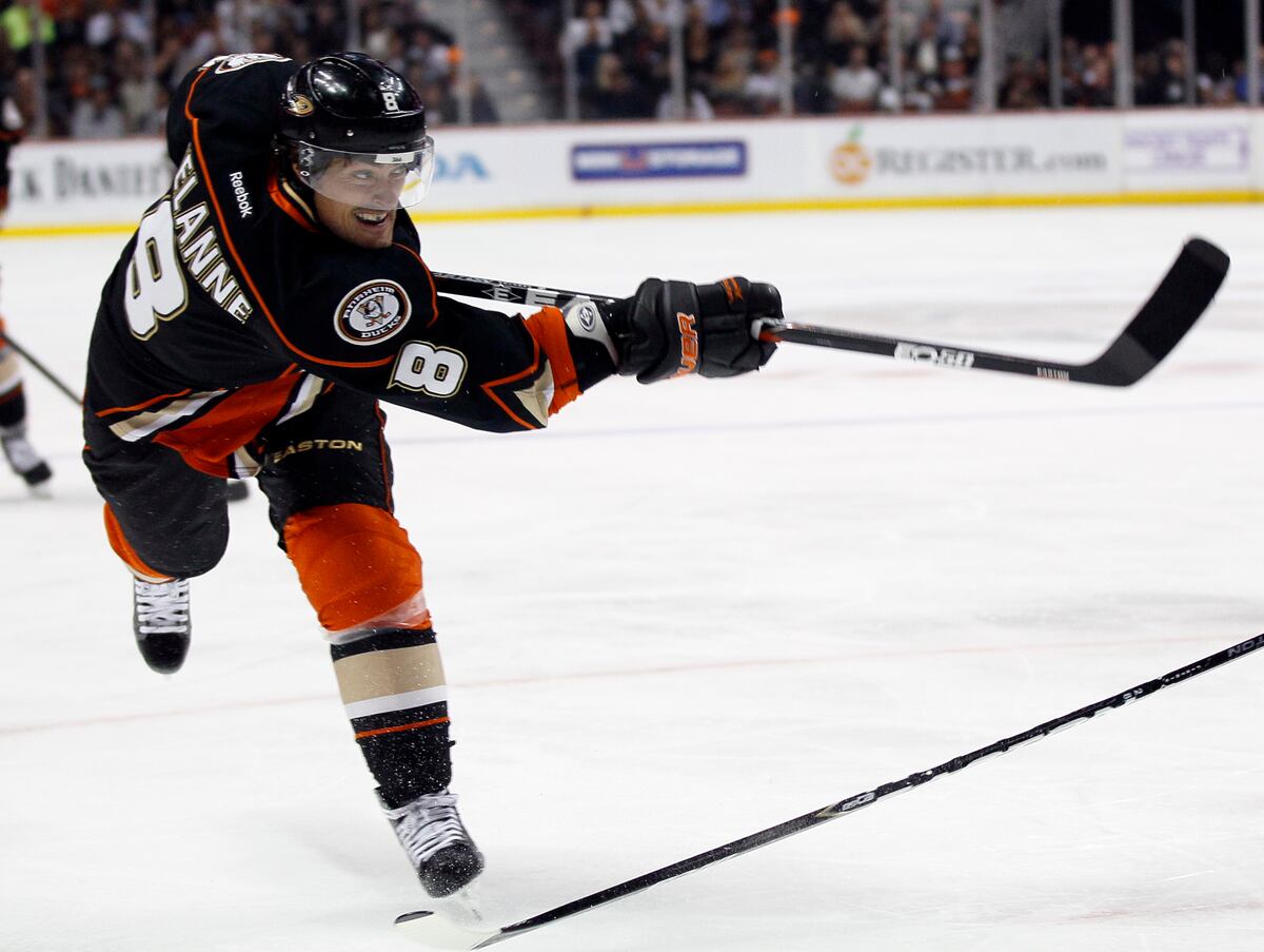 Anaheim Ducks — player action photograph