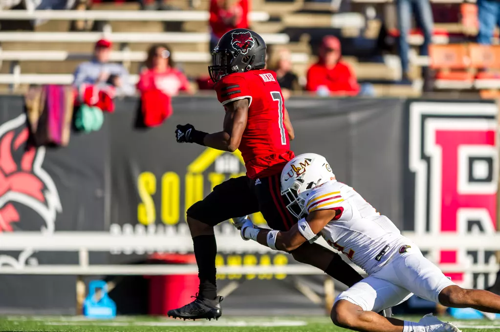 Arkansas State Red Wolves — player action photograph
