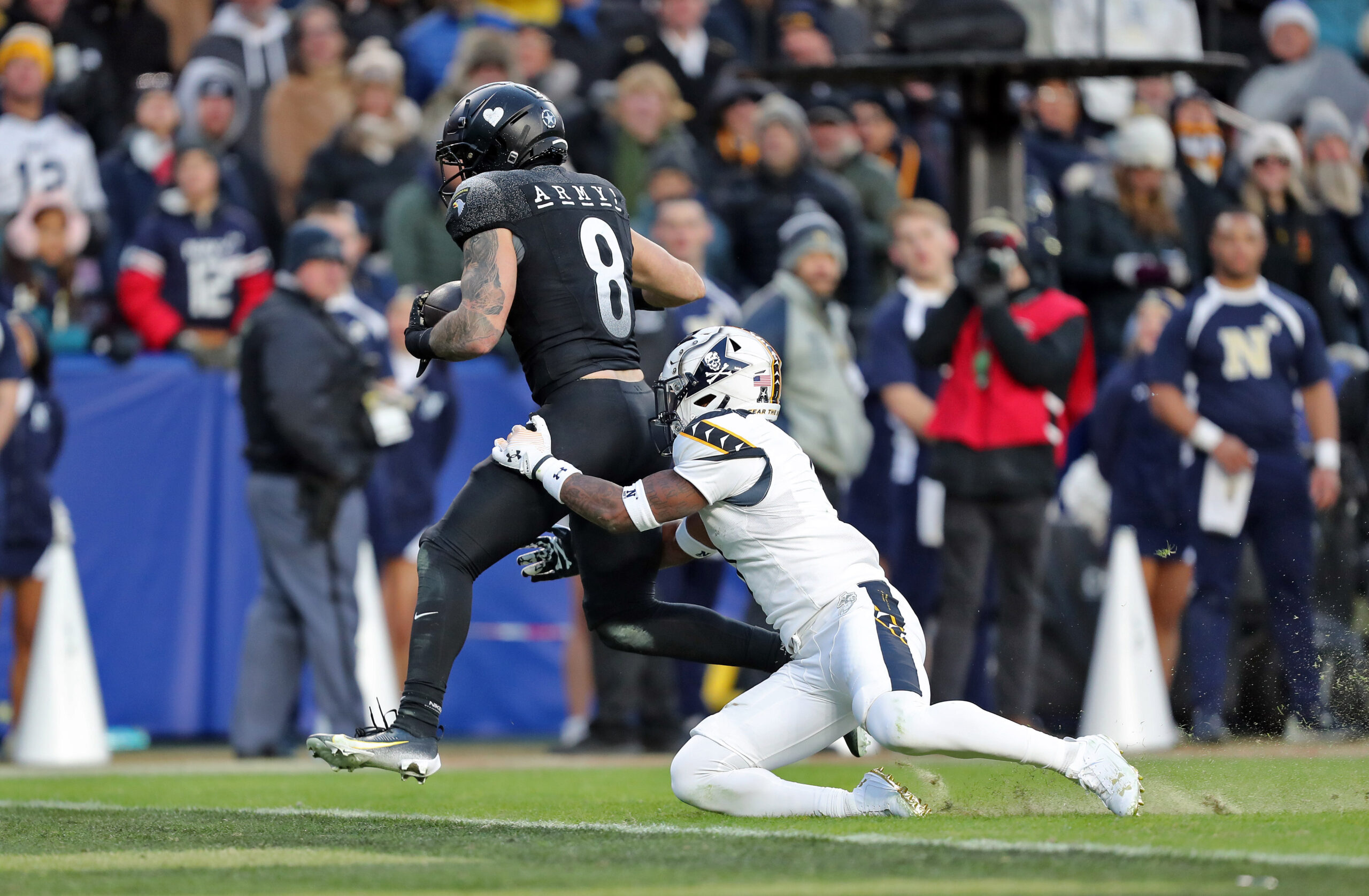 Army Black Knights — player action photograph