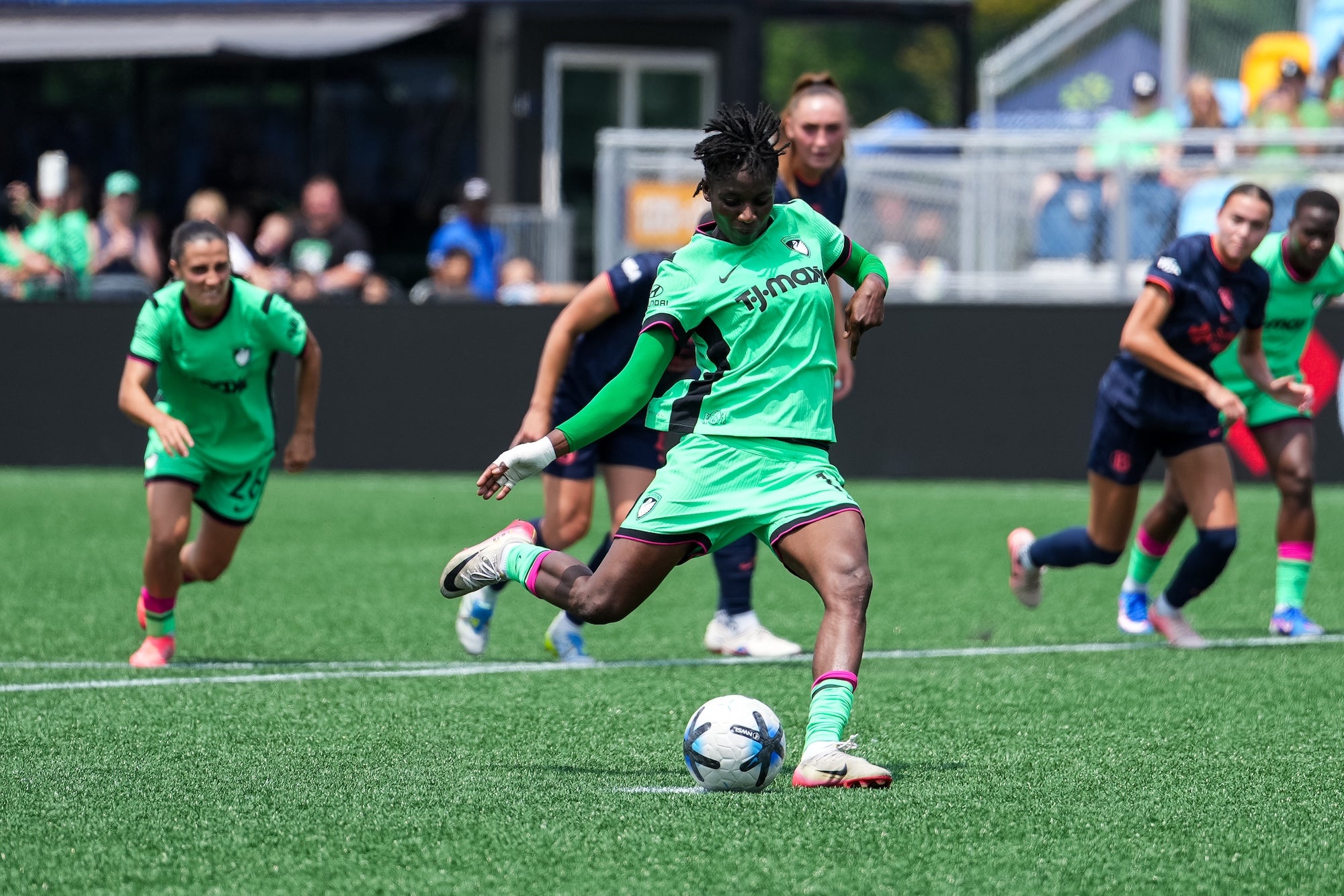 Boston Legacy FC — player action photograph