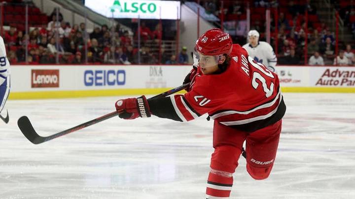 Carolina Hurricanes — player action photograph