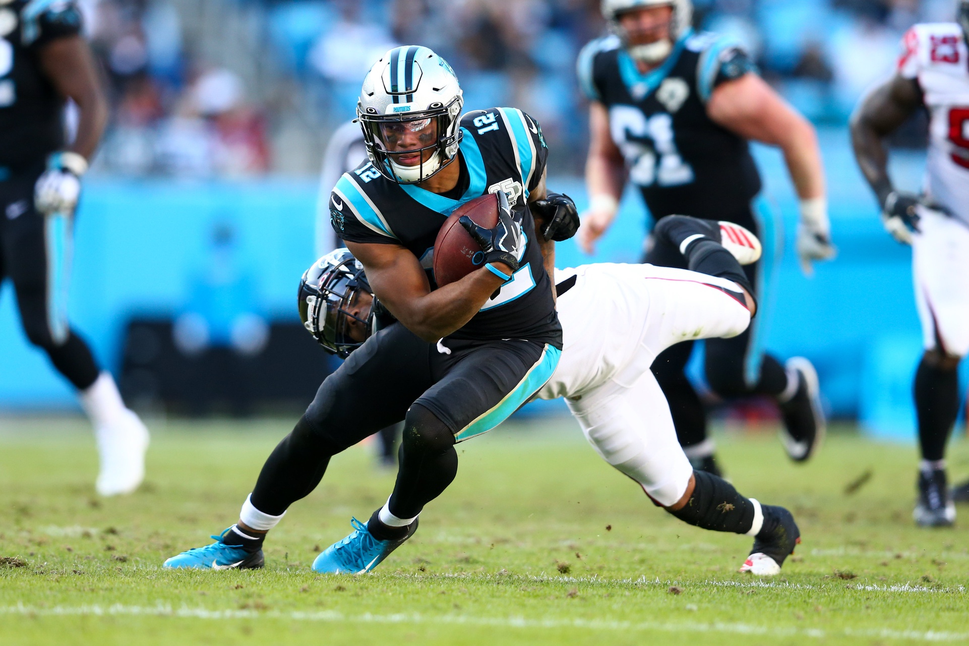 Carolina Panthers — player action photograph