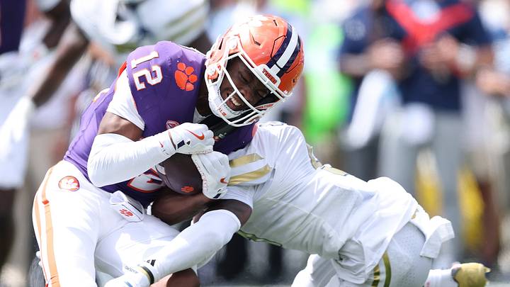 Clemson Tigers — player action photograph