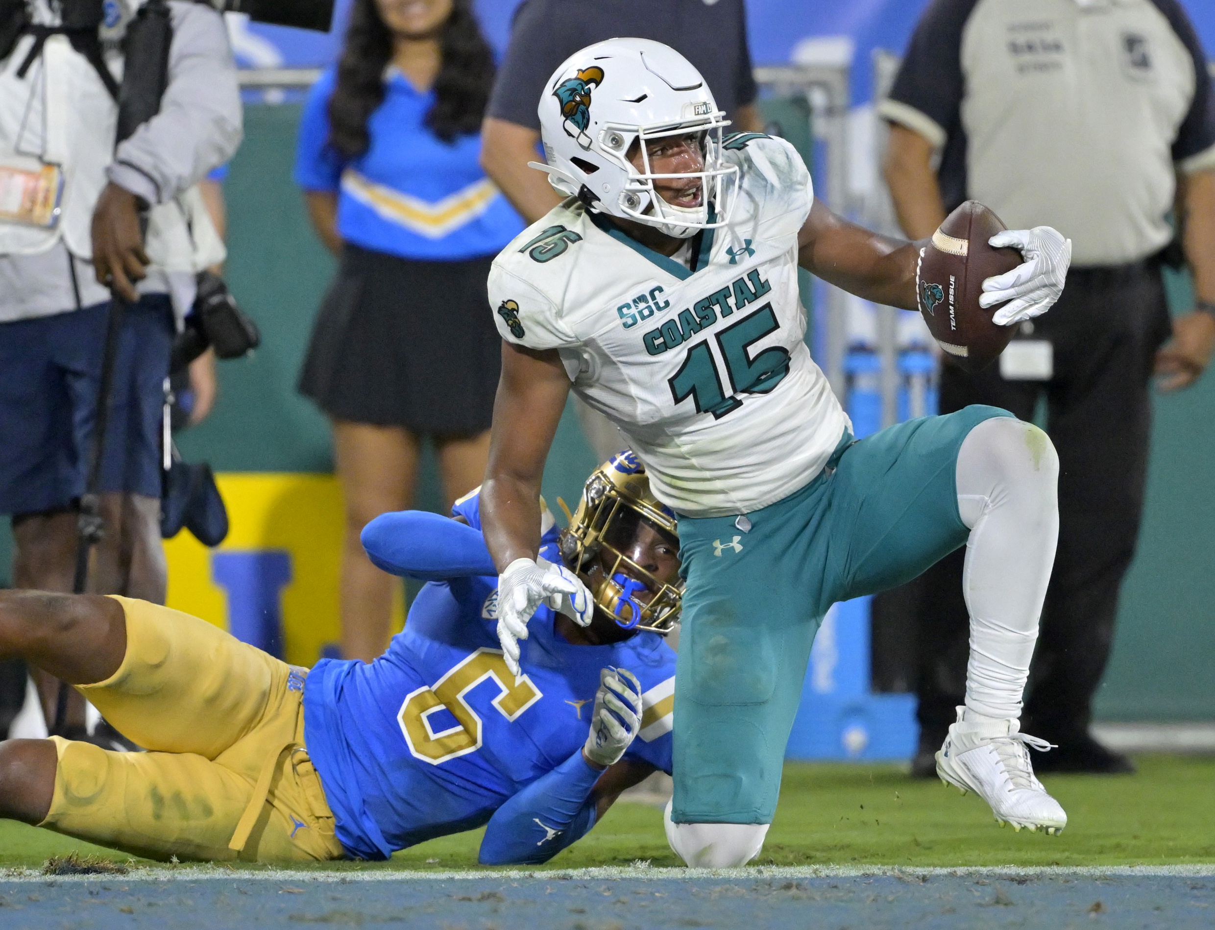 Coastal Carolina Chanticleers — player action photograph