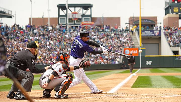 Colorado Rockies — player action photograph