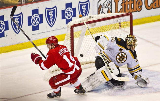 Detroit Red Wings — player action photograph