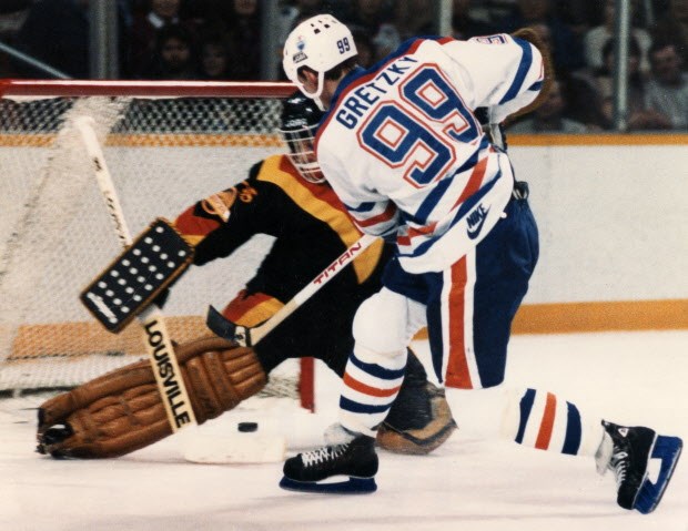 Edmonton Oilers — player action photograph