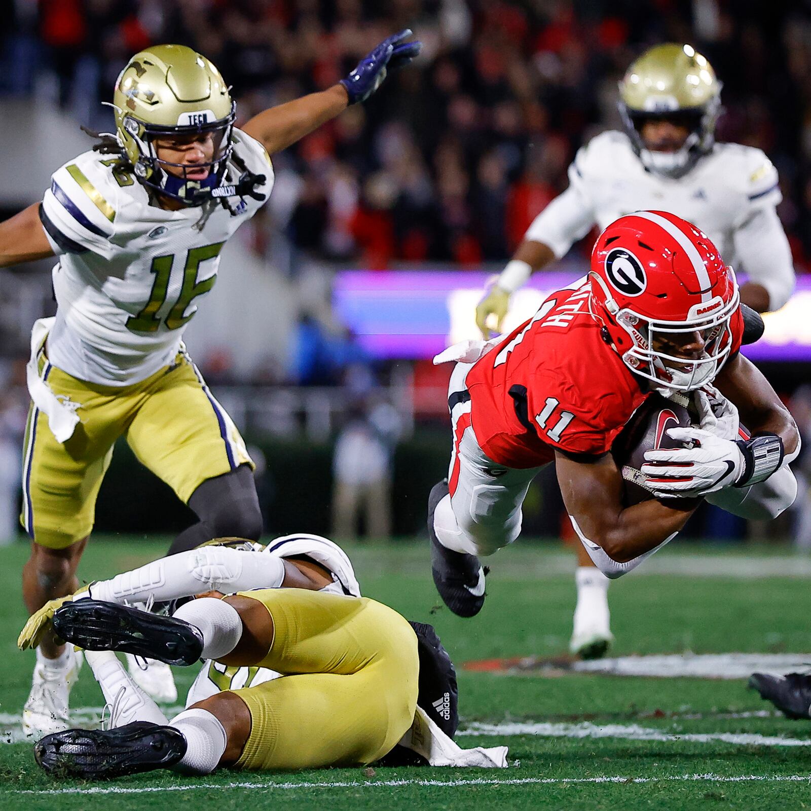 Georgia Bulldogs — player action photograph
