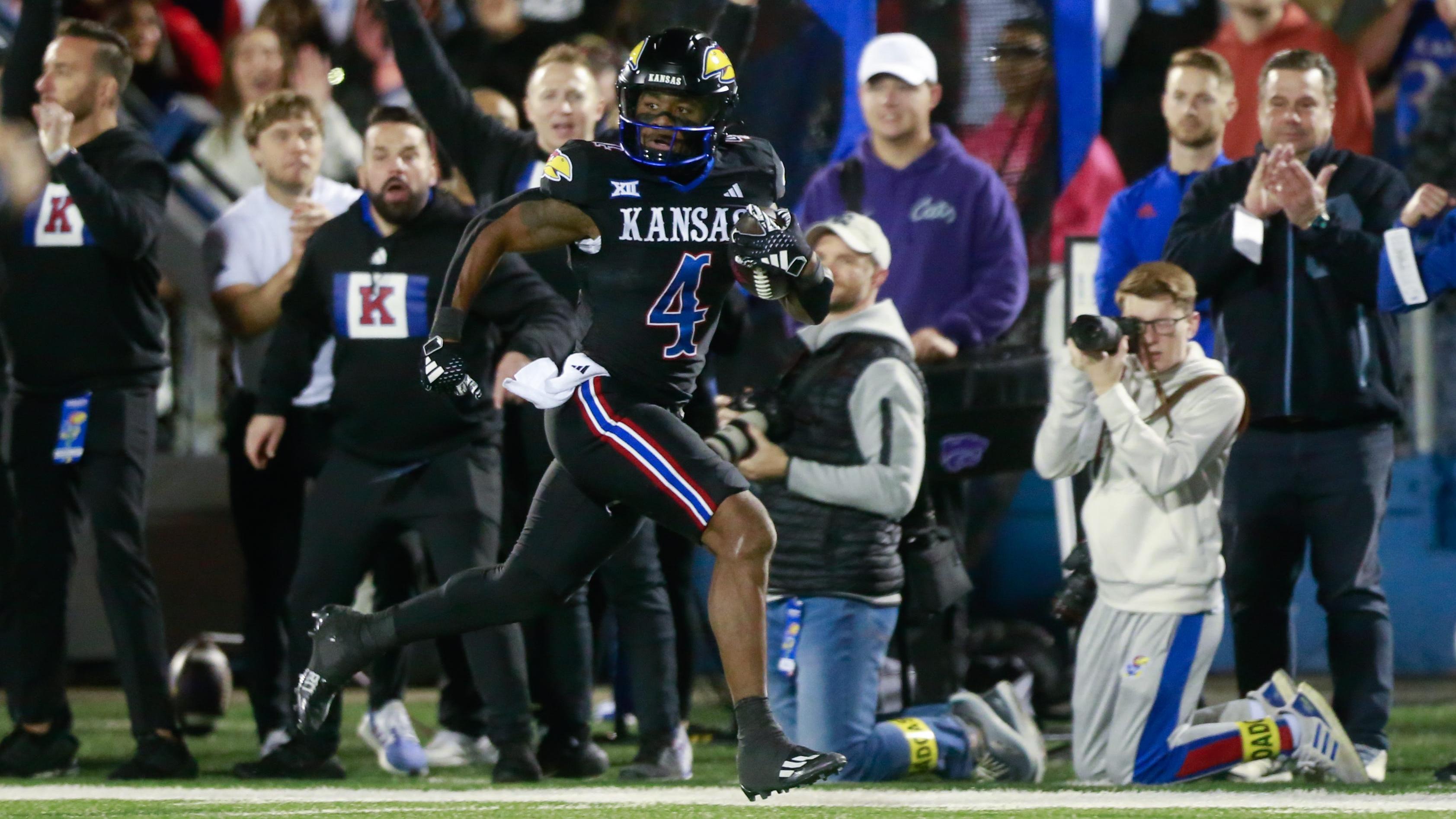 Kansas Jayhawks — player action photograph