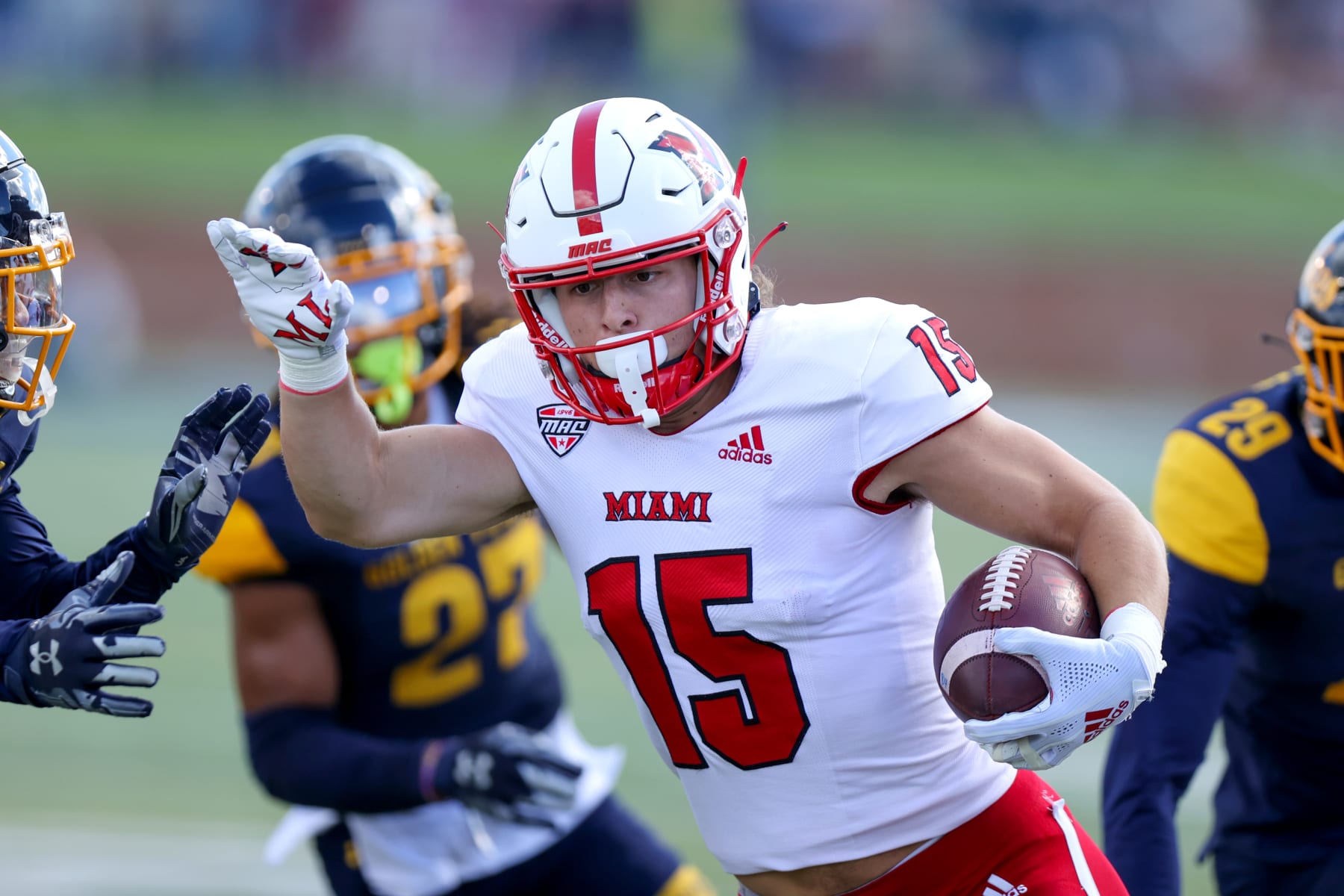 Miami (OH) RedHawks — player action photograph