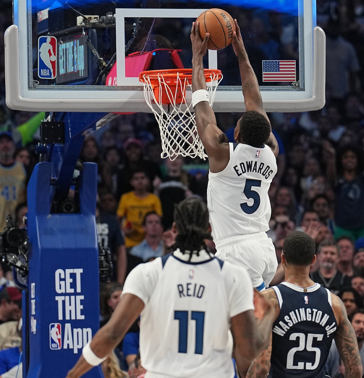 Minnesota Timberwolves — player action photograph