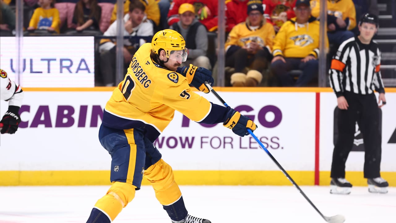 Nashville Predators — player action photograph