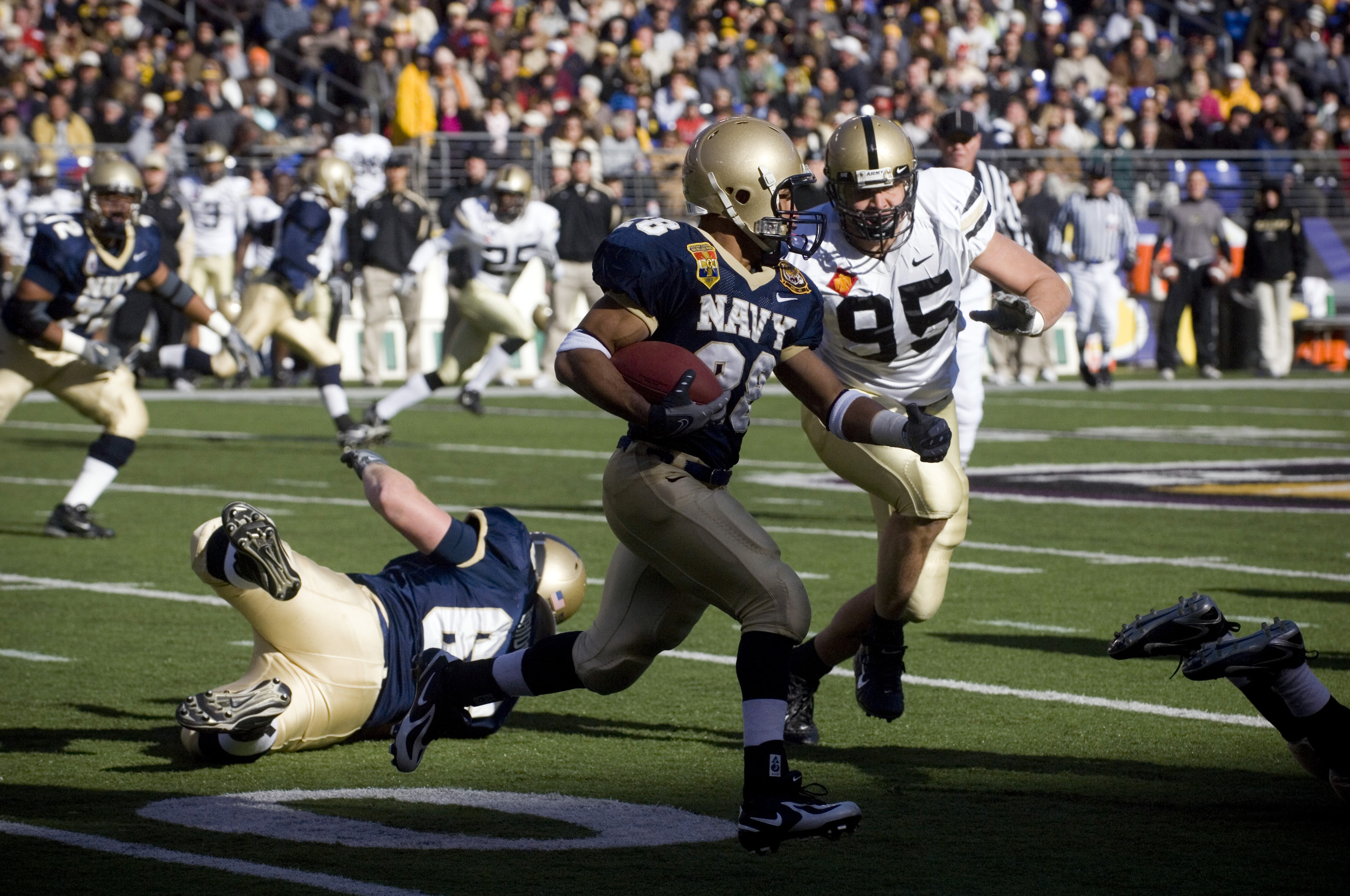 Navy Midshipmen — player action photograph