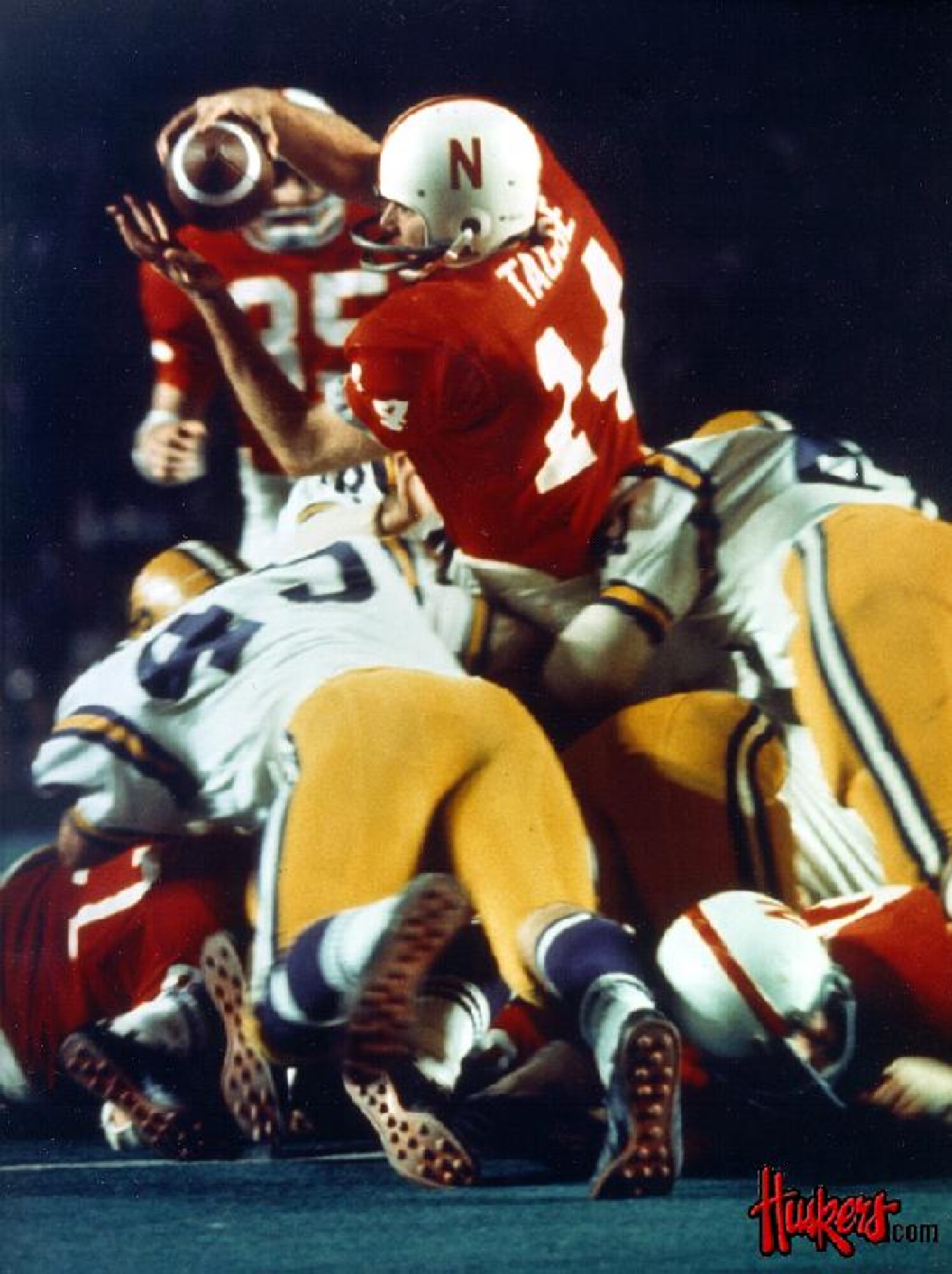 Nebraska Cornhuskers — player action photograph