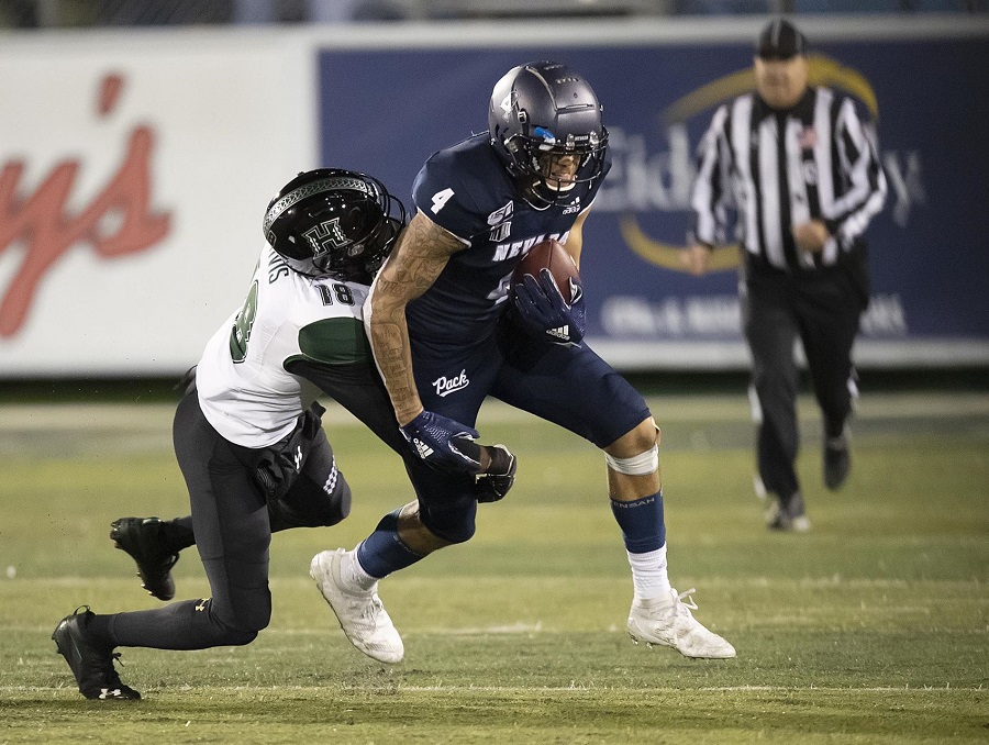 Nevada Wolf Pack — player action photograph