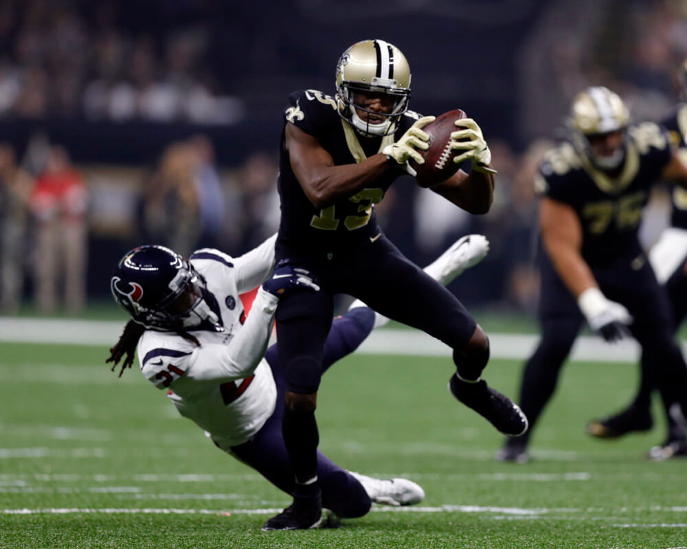 New Orleans Saints — player action photograph