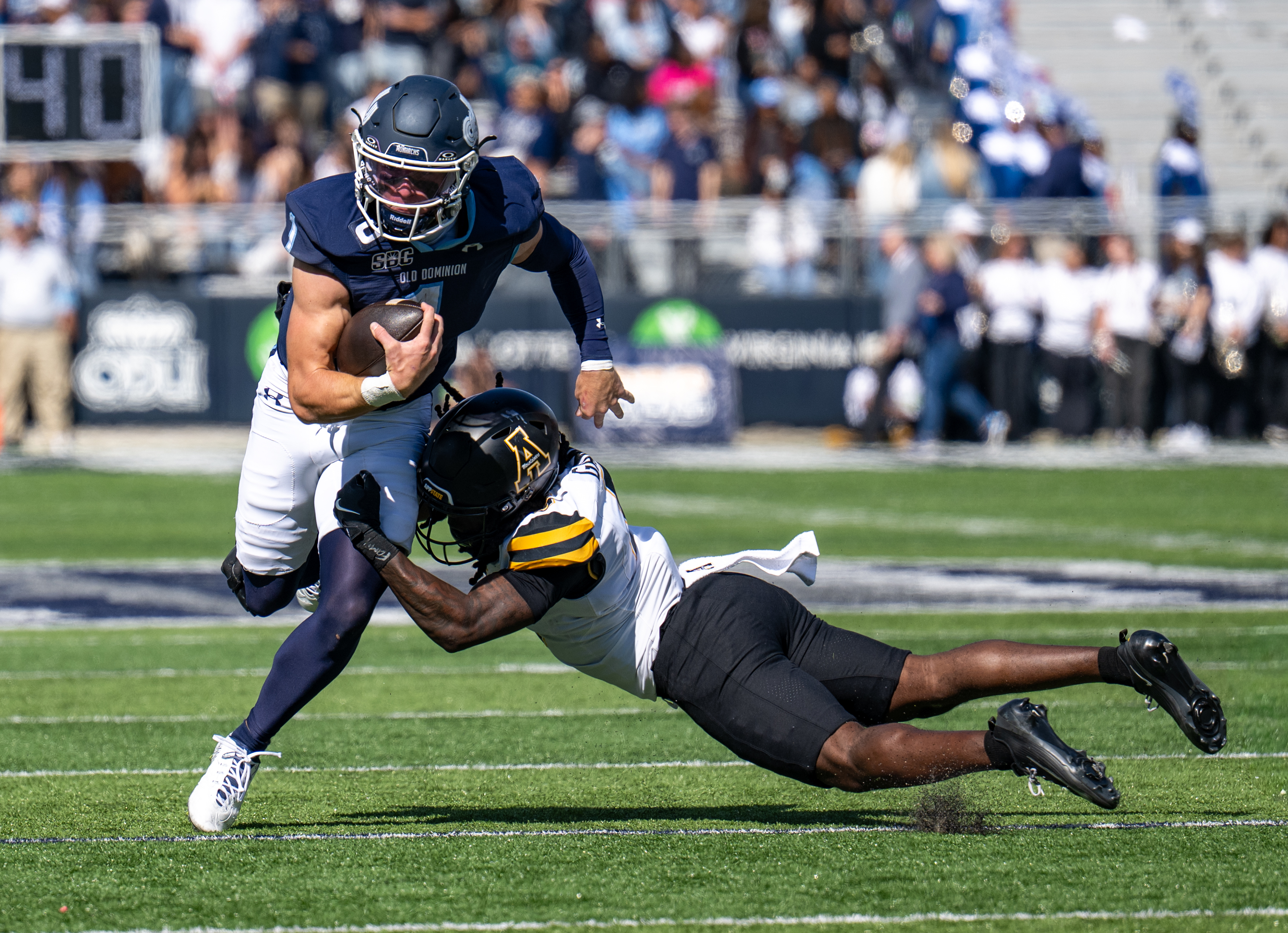 Old Dominion Monarchs — player action photograph