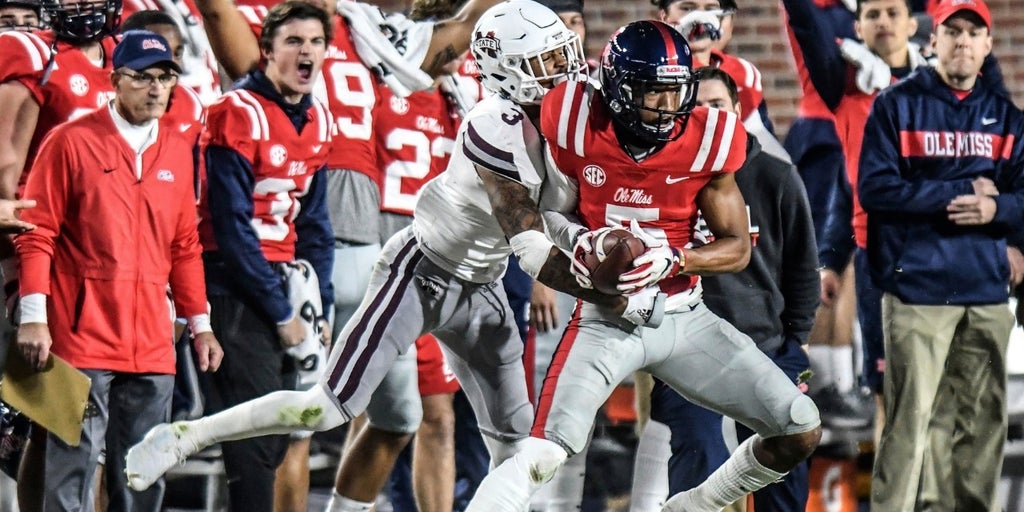 Ole Miss Rebels — player action photograph