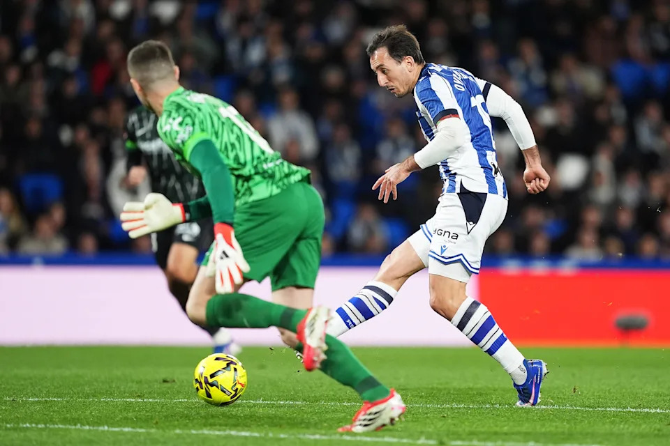 Real Sociedad — player action photograph