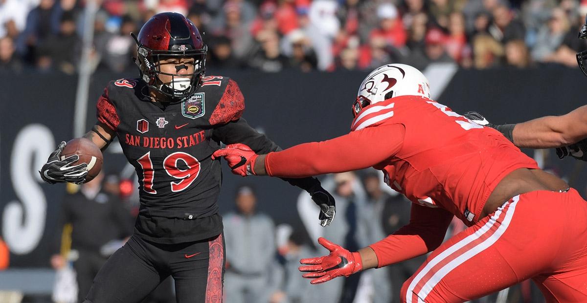 San Diego State Aztecs — player action photograph