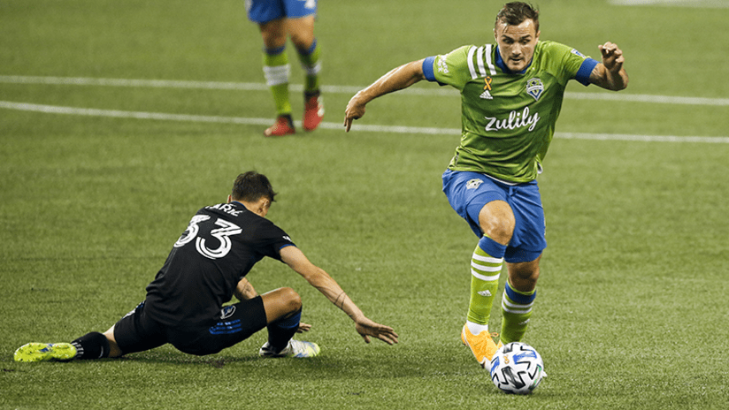 Seattle Sounders FC — player action photograph