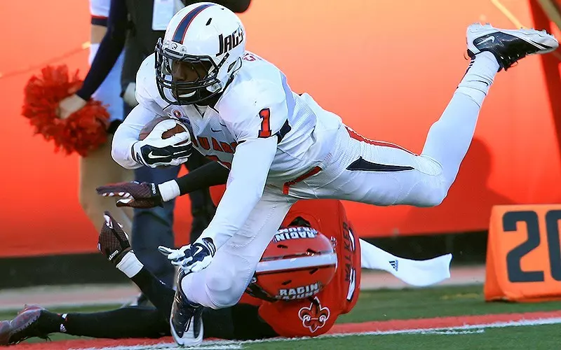 South Alabama Jaguars — player action photograph