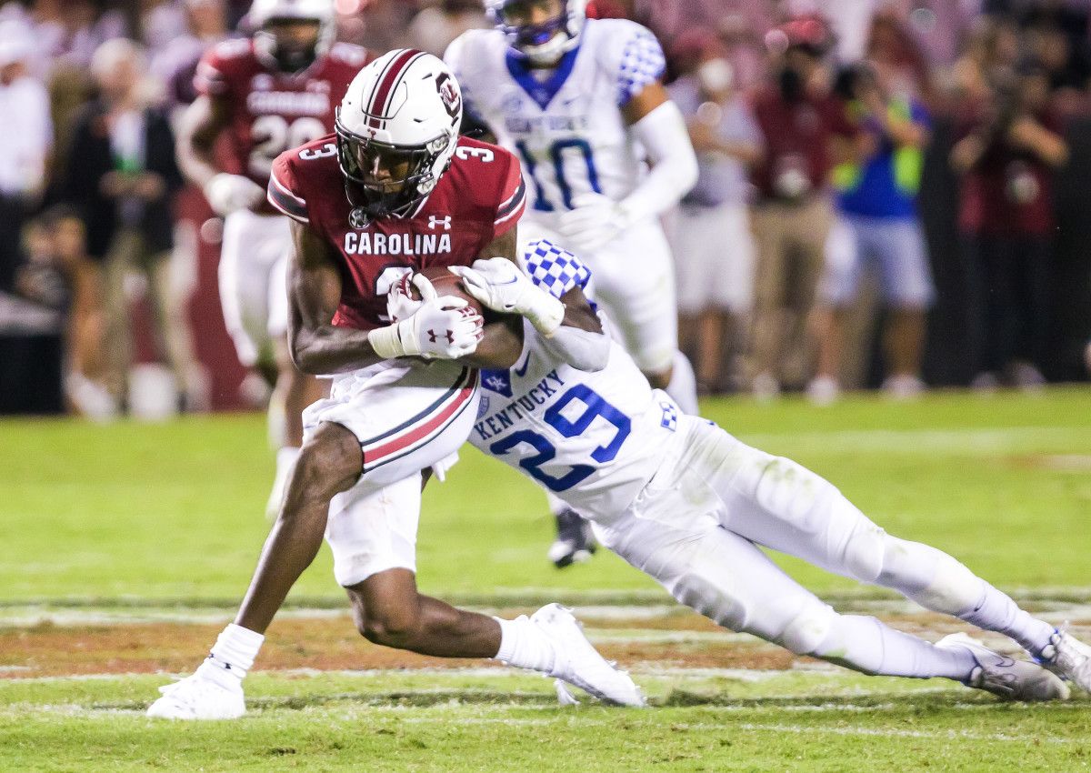 South Carolina Gamecocks — player action photograph