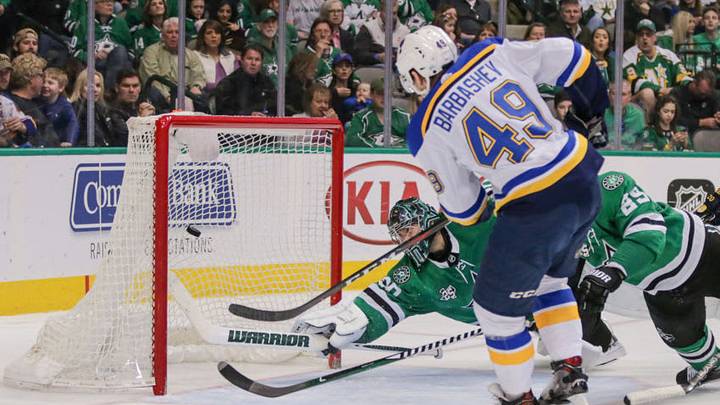 St. Louis Blues — player action photograph
