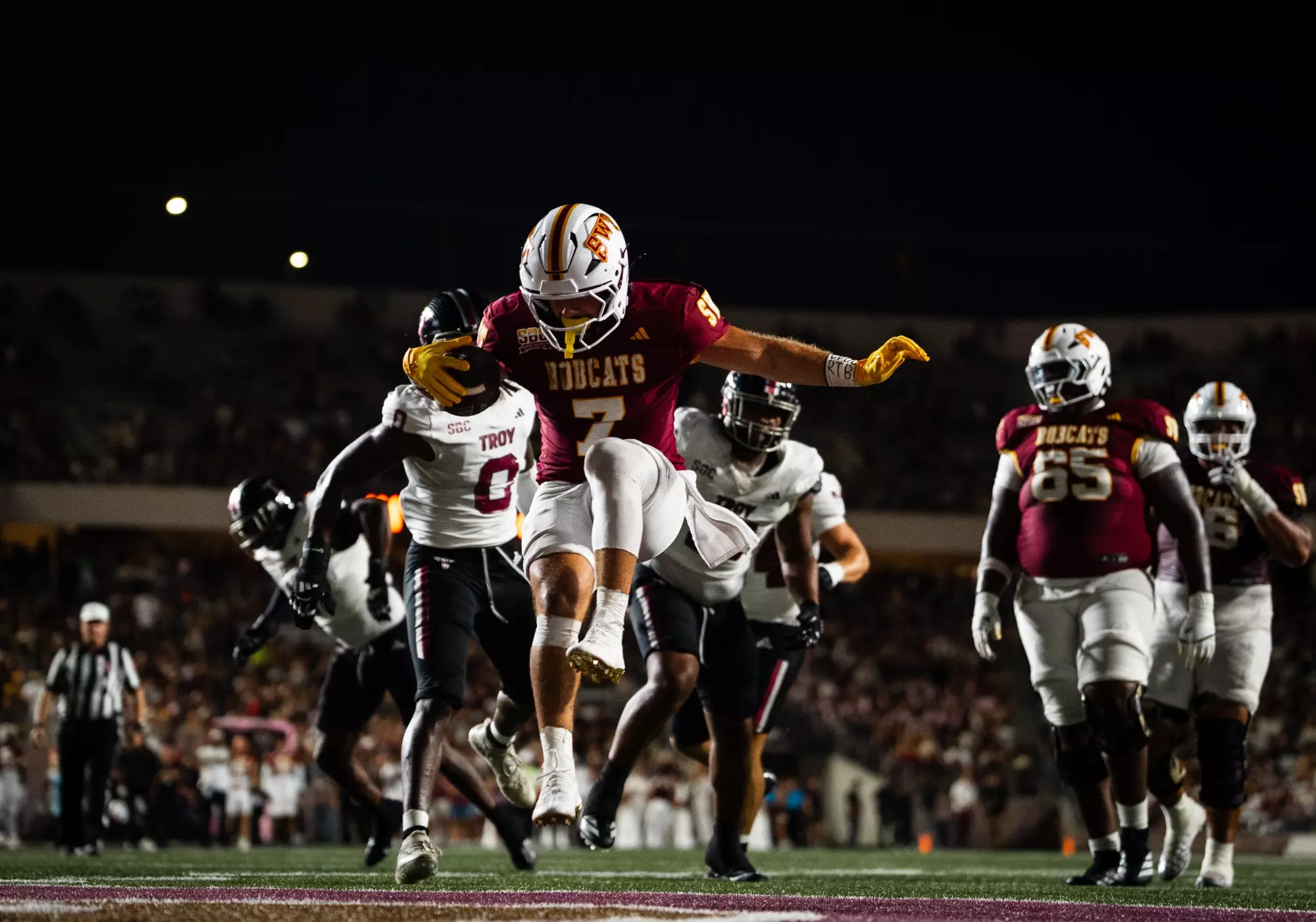 Texas State Bobcats — player action photograph