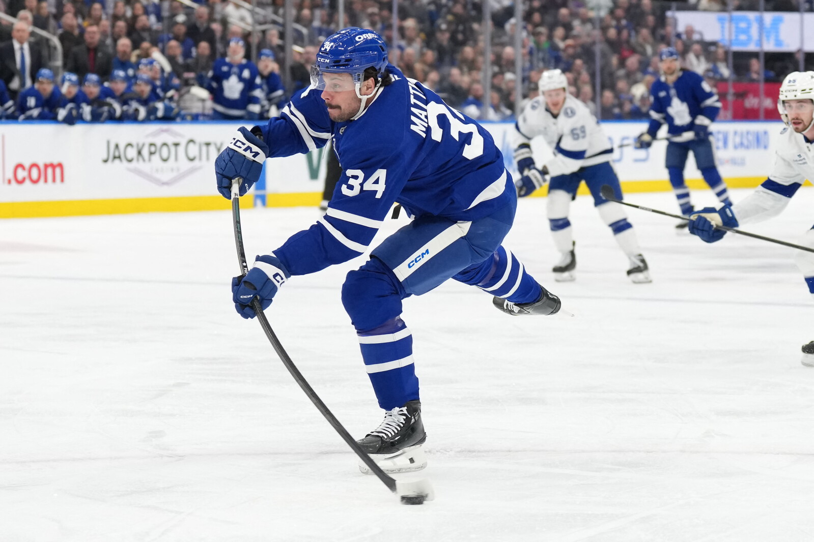 Toronto Maple Leafs — player action photograph