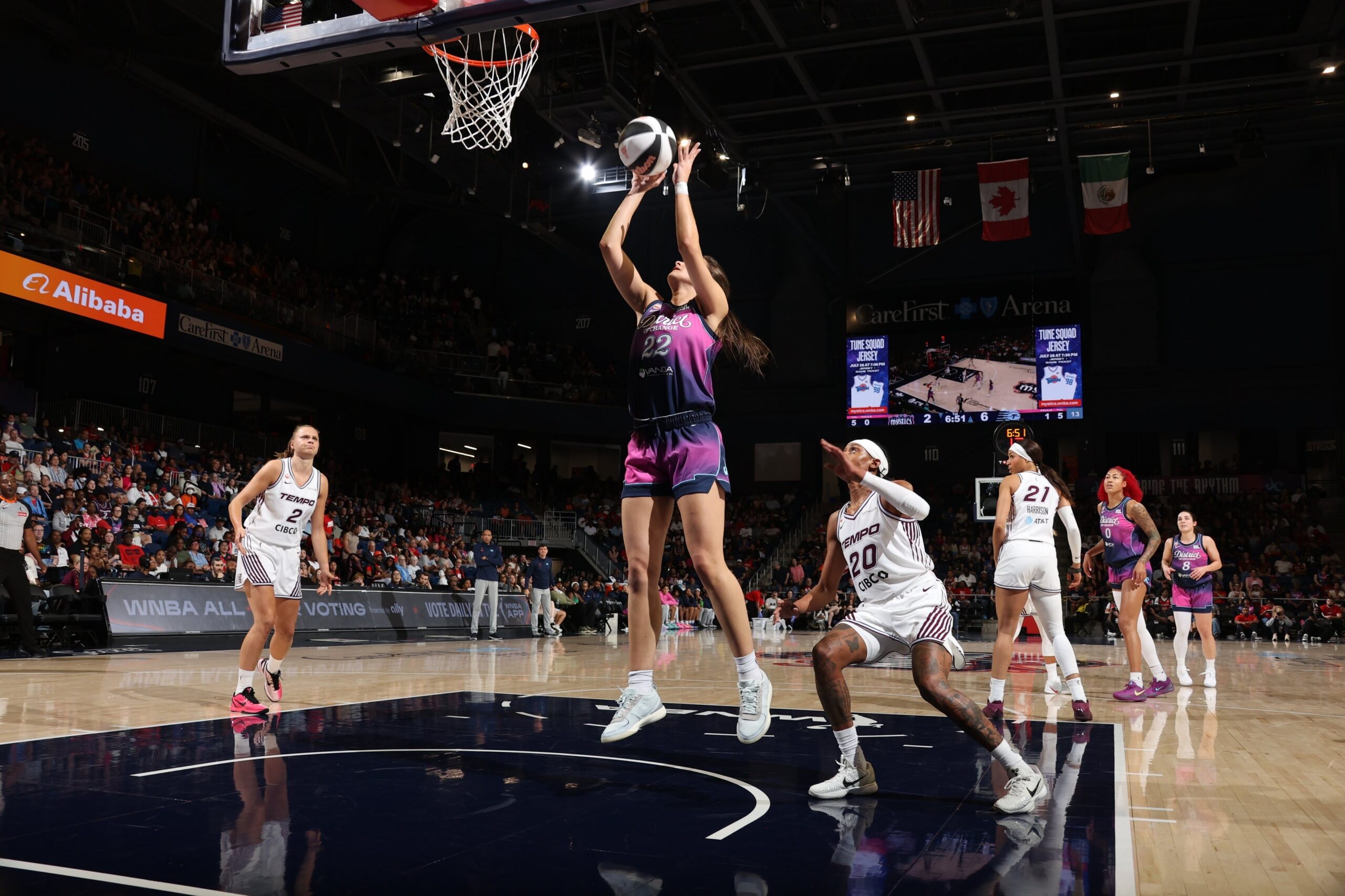 Toronto Tempo — player action photograph