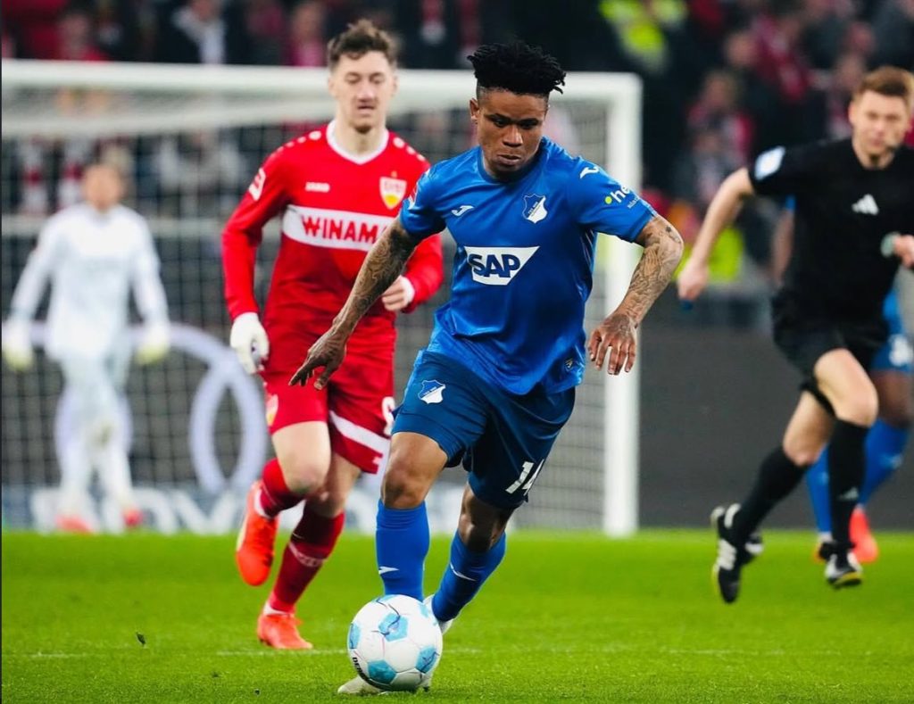 TSG Hoffenheim — player action photograph
