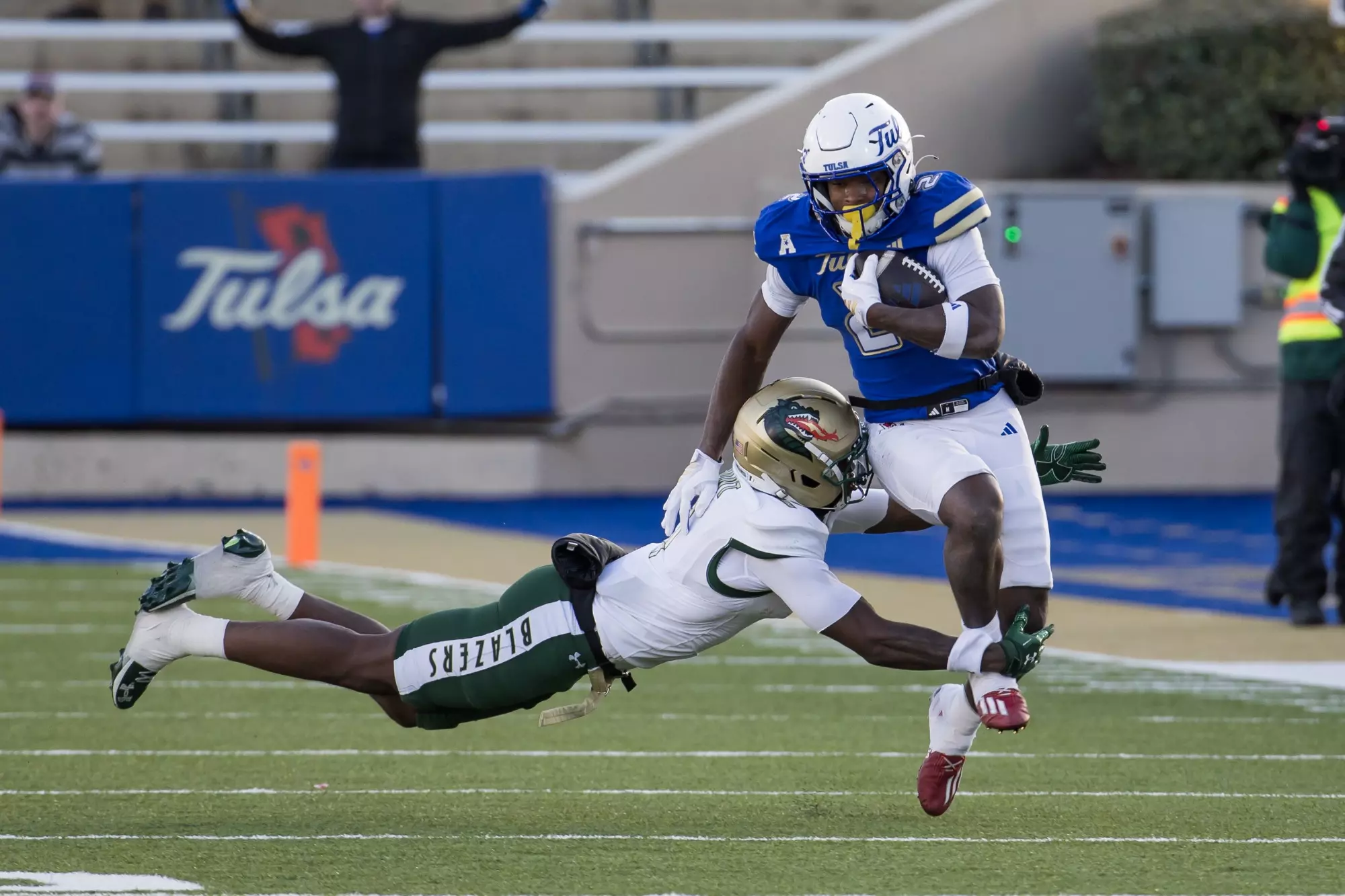 Tulsa Golden Hurricane — player action photograph