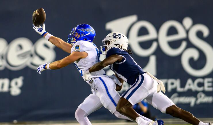 Utah State Aggies — player action photograph
