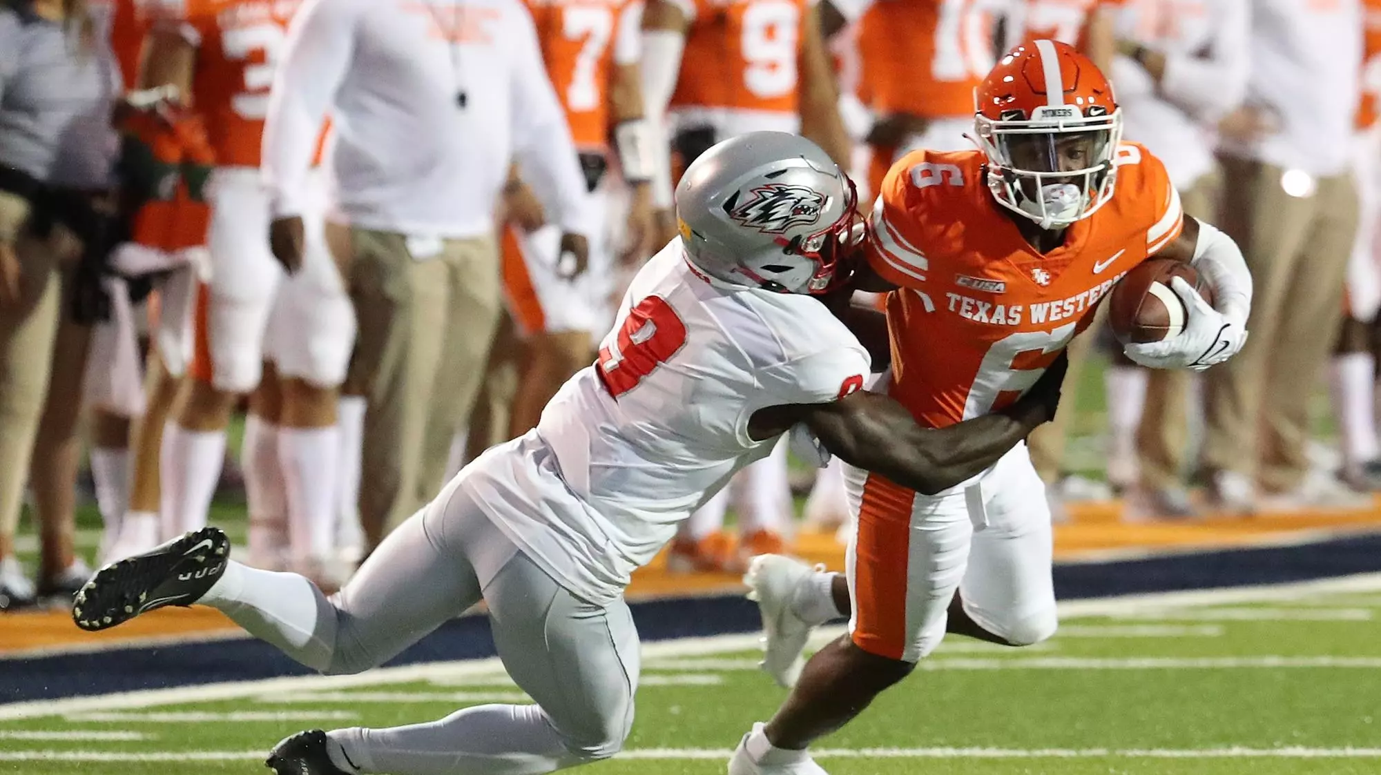 UTEP Miners — player action photograph