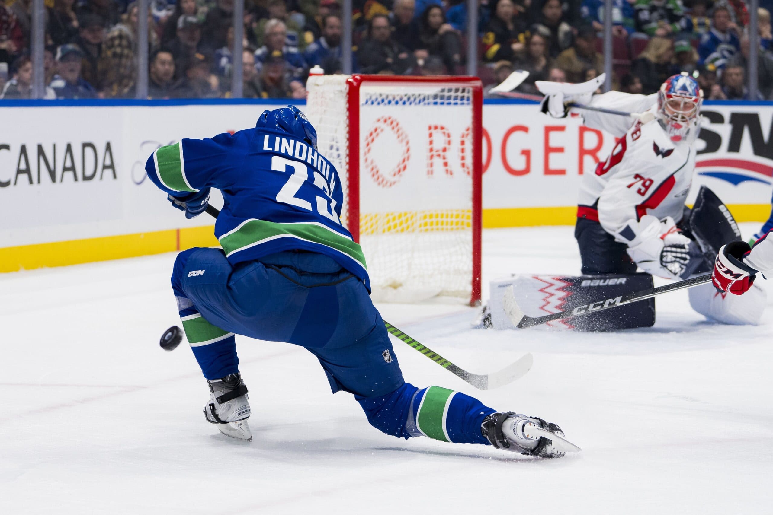 Vancouver Canucks — player action photograph