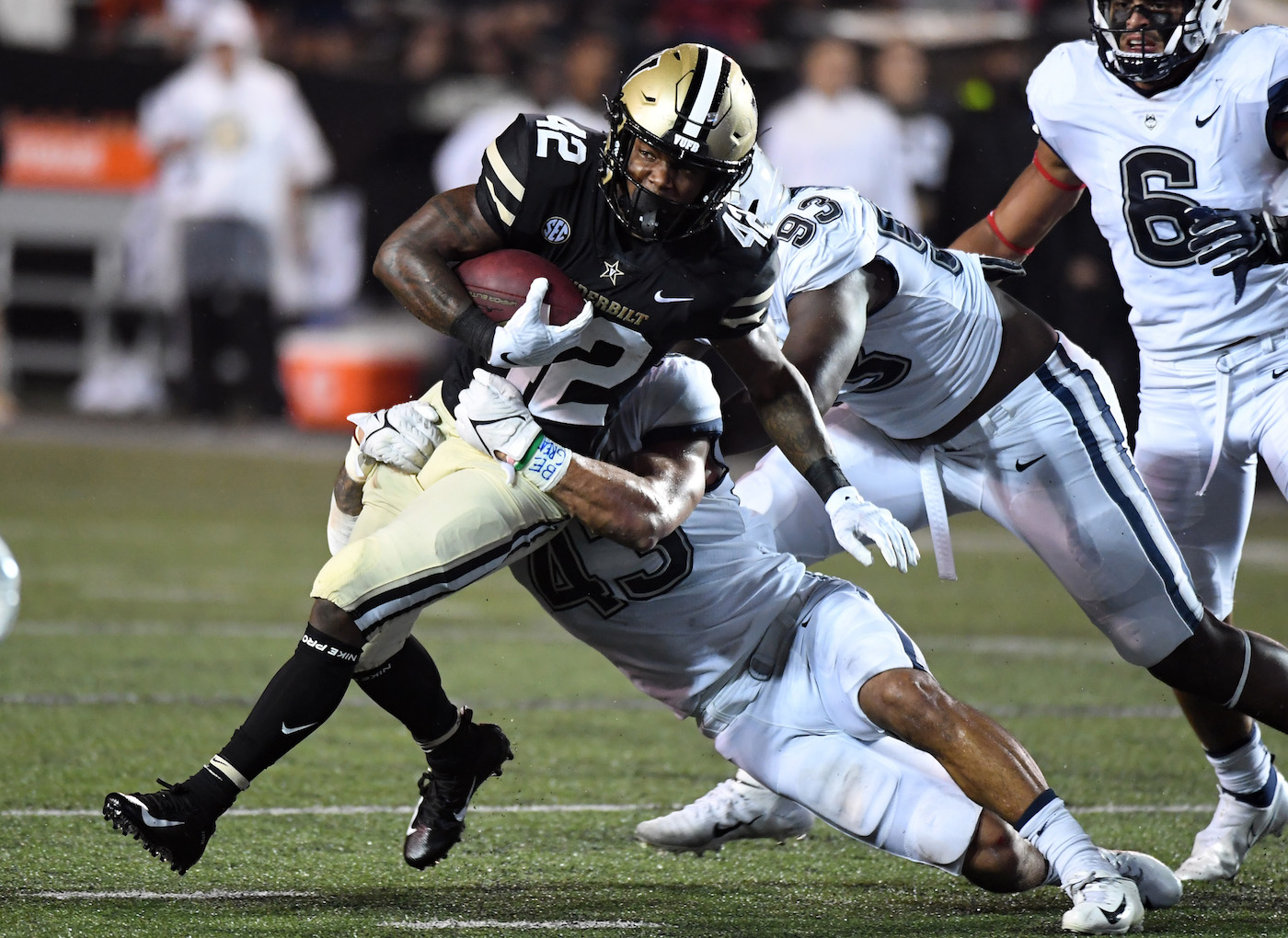 Vanderbilt Commodores — player action photograph