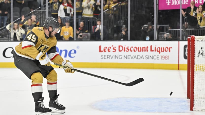 Vegas Golden Knights — player action photograph