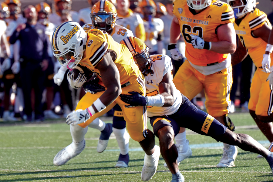 Western Michigan Broncos — player action photograph