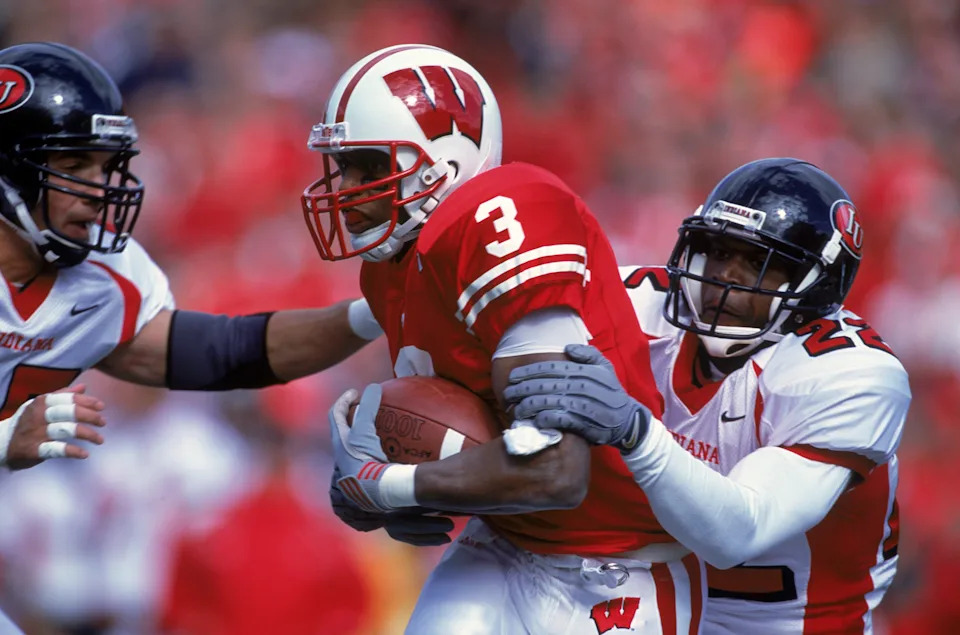 Wisconsin Badgers — player action photograph